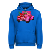 Cobalt valentine's day heart cactus truck Urban Hoodie - RanaPortraitStore