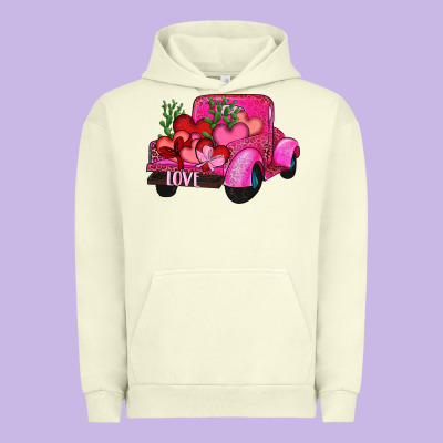 Urban Hoodie valentine's day heart cactus truck