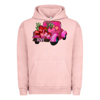 Pigment Salmon valentine's day heart cactus truck Urban Hoodie - RanaPortraitStore