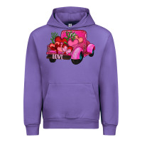 Tulip valentine's day heart cactus truck Urban Hoodie - RanaPortraitStore