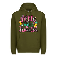 Army Green little miss kindergarten Premium Hoodie - Zillion Design Studio
