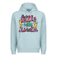 Blue Mist little miss kindergarten Premium Hoodie - Zillion Design Studio