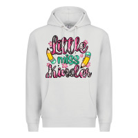 Dove Grey little miss kindergarten Premium Hoodie - Zillion Design Studio