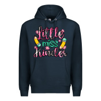 Navy little miss kindergarten Premium Hoodie - Zillion Design Studio