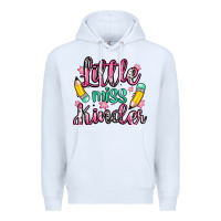 White little miss kindergarten Premium Hoodie - Zillion Design Studio