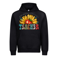 Black teacher with sunflower Urban Hoodie - texasbilliewilder