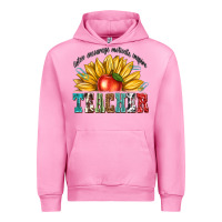Fuchsia Pink teacher with sunflower Urban Hoodie - texasbilliewilder