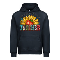 Navy teacher with sunflower Urban Hoodie - texasbilliewilder