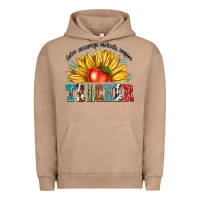 Pigment Burro teacher with sunflower Urban Hoodie - texasbilliewilder