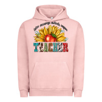 Pigment Salmon teacher with sunflower Urban Hoodie - texasbilliewilder