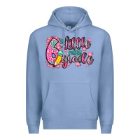 Colony Blue little miss 6th grade Premium Hoodie - Zillion Design Studio