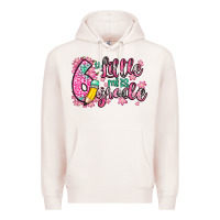 Pale Pink little miss 6th grade Premium Hoodie - Zillion Design Studio