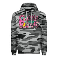 Slate Camo little miss 6th grade Premium Hoodie - Zillion Design Studio