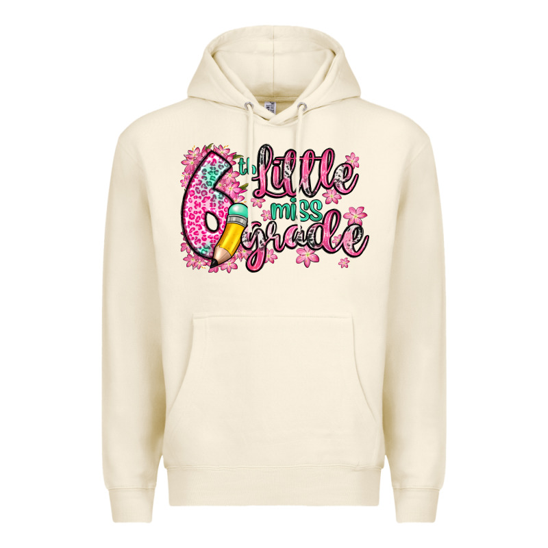 Little Miss 6th Grade Premium Hoodie by Zillion Design Studio | Teevron