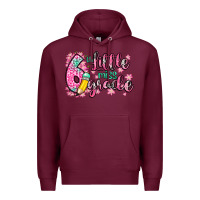 Burgundy little miss 6th grade Premium Hoodie - Zillion Design Studio