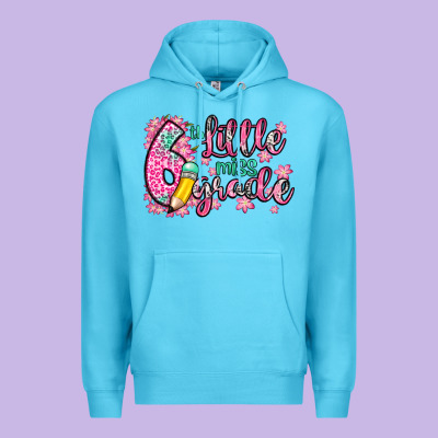 Little Miss 6th Grade Premium Hoodie Designed By Zillion Design Studio