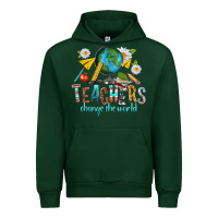 Forest Green teachers change the world Urban Hoodie - texasbilliewilder