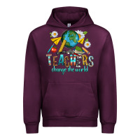 Mauve Wine teachers change the world Urban Hoodie - texasbilliewilder