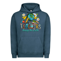 Pigment Midnight Navy teachers change the world Urban Hoodie - texasbilliewilder