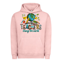 Pigment Salmon teachers change the world Urban Hoodie - texasbilliewilder