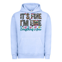 Pigment Grape Ice it s fine i m fine everything s fine Urban Hoodie - Zillion Design Studio