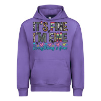 Tulip it s fine i m fine everything s fine Urban Hoodie - Zillion Design Studio