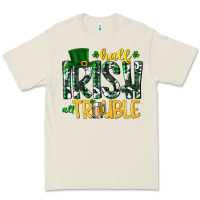 Bone Half Irish All Trouble Premium Tee - CowhideDigitalArt