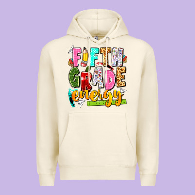 Fifth Grade Energy Premium Hoodie Designed By Texasbilliewilder