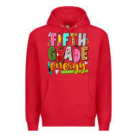 Red fifth grade energy Premium Hoodie - texasbilliewilder