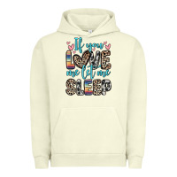 Pigment Pistachio if you love me let me sleep Urban Hoodie - Zillion Design Studio