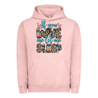 Pigment Salmon if you love me let me sleep Urban Hoodie - Zillion Design Studio