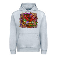 Heather Grey Mardi gras king cake crawfish Urban Hoodie - RanaPortraitStore
