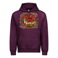 Mauve Wine Mardi gras king cake crawfish Urban Hoodie - RanaPortraitStore
