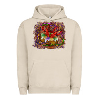 Pigment French Oak Mardi gras king cake crawfish Urban Hoodie - RanaPortraitStore