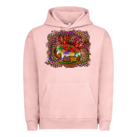 Pigment Salmon Mardi gras king cake crawfish Urban Hoodie - RanaPortraitStore