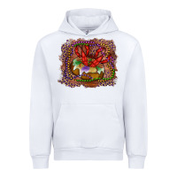 White Mardi gras king cake crawfish Urban Hoodie - RanaPortraitStore