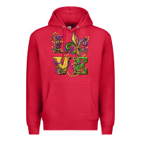 Cardinal love fleur de lis Premium Hoodie - RanaPortraitStore