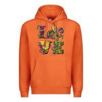 Carrot love fleur de lis Premium Hoodie - RanaPortraitStore