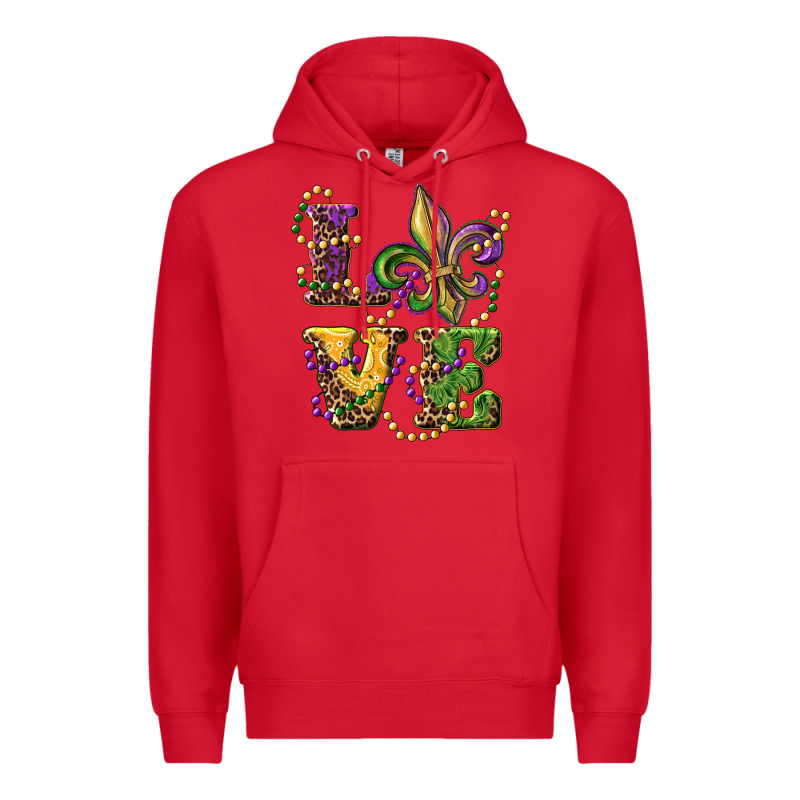 Love Fleur De Lis Premium Hoodie by RanaPortraitStore | Teevron