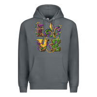 Rock love fleur de lis Premium Hoodie - RanaPortraitStore
