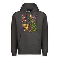 Smoke love fleur de lis Premium Hoodie - RanaPortraitStore