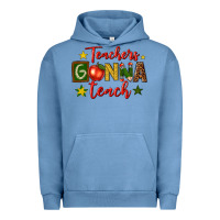 Pigment Pebble Blue teachers gonna teach Urban Hoodie - texasbilliewilder