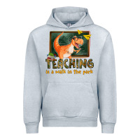 Heather Grey teaching is a walk in the park Urban Hoodie - texasbilliewilder