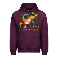 Mauve Wine teaching is a walk in the park Urban Hoodie - texasbilliewilder