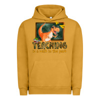 Pigment Peanut Butter teaching is a walk in the park Urban Hoodie - texasbilliewilder