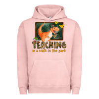 Pigment Salmon teaching is a walk in the park Urban Hoodie - texasbilliewilder