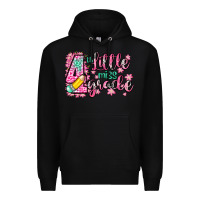 Black little miss 4th grade Premium Hoodie - Zillion Design Studio