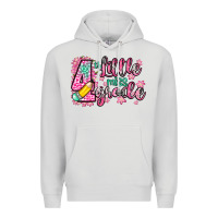 Dove Grey little miss 4th grade Premium Hoodie - Zillion Design Studio