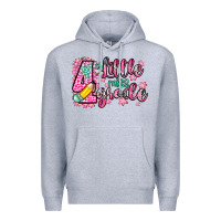 Heather Grey little miss 4th grade Premium Hoodie - Zillion Design Studio