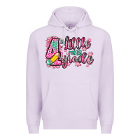 Lilac little miss 4th grade Premium Hoodie - Zillion Design Studio